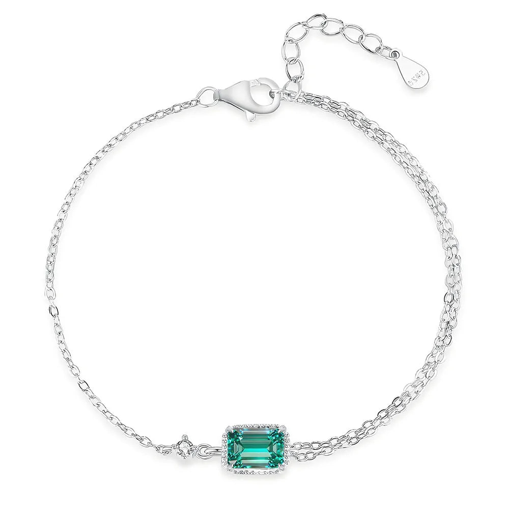 MuShan Jewelry 925 Sterling Silver Necklace Pendant Chain HCD Diamonds Cocktail Party Best Friend Gift Women Necklaces Jewelry