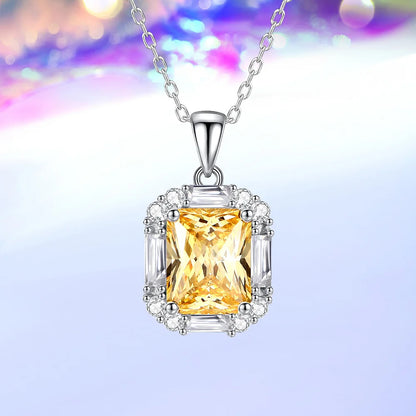 Collar de plata de ley 925 con inicial de circonita 7A de la marca MuShan, joyería de alta calidad bañada en rodio para oficina, regalo para esposa.