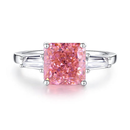 MuShan Brand Jewelry 925 Sterling Silver Ring Cubic Zirconia 5A Grade Oval Romantic Women Real Gold Plated Fine Jewelry Rings