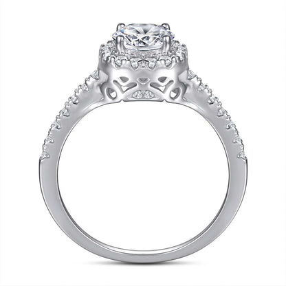 MuShan Designer Jewelry 925 Sterling Silver Ring Cubic Zirconia 7A Grade Emerald Casual Women 18K Gold Plated Fine Jewelry Rings