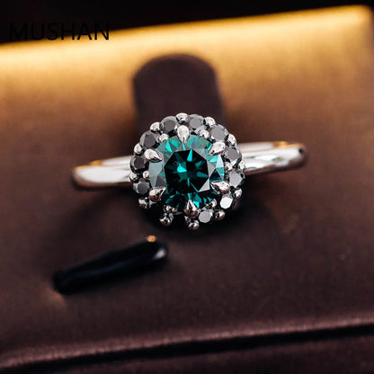 MUSHAN Luxury Custom 14K 18K Gold Rings Band Jewelry With Moissanite Diamond Lab Grown Gemstones Diamond Wedding Ring For Women