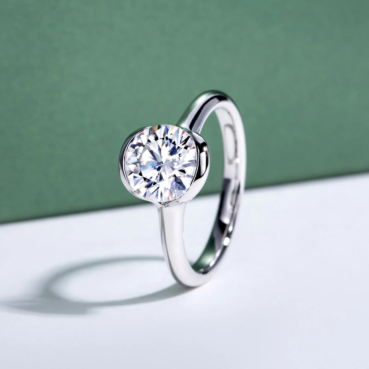 MUSHAN Luxury Jewelry 925 Sterling Silver Ring Band Women GRA Certificated Moissanite Diamond Emerald D Color Rings Fine Jewelry