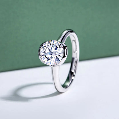 MUSHAN Luxury Jewelry 925 Sterling Silver Ring Band Women GRA Certificated Moissanite Diamond Emerald D Color Rings Fine Jewelry